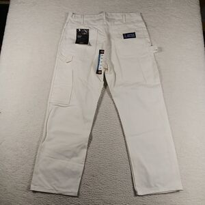 Dickies Pants Mens 36x30 White Sherwin Williams Carpenter Relaxed Painter NWT